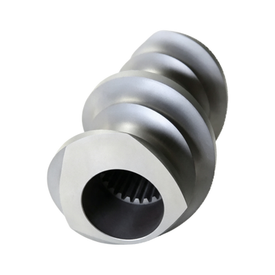 Buen precio ZSE87 Segmento de tornillo de transporte de tres vuelos para extrusora de tornillo gemelo ZSE87 en línea