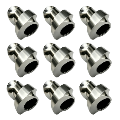 Buon prezzo Parti Estrusore a Vite Gemella ZSK58 38CrMoAlA 41CrAlMo7 Viti 15,6mm-400mm in linea