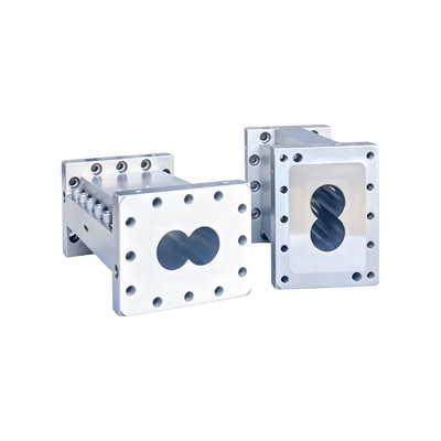 Bon prix 50mm Baril d'extrudeuse à double vis de haute précision OEM ISO9001 Baril de machine à double vis en ligne